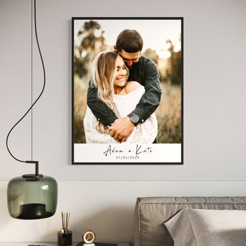 Personalized Couple's Wall Art  - Custom Framed Prints | Posters | Canvases