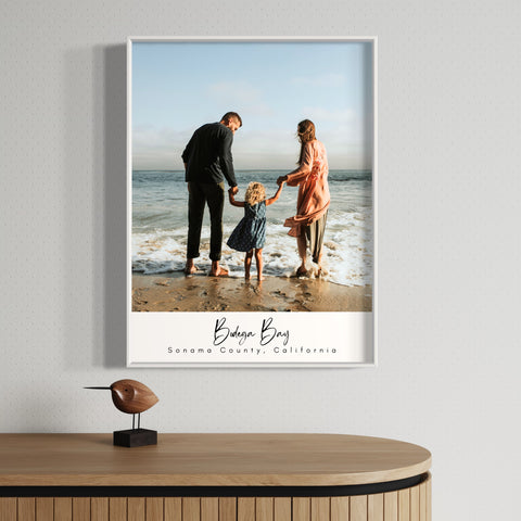 Personalized Travel Wall Art: Upload Your Photos - Custom Framed Print | Canvas | Poster
