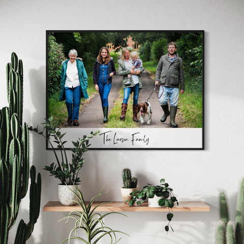 Personalized Family Wall Art- Custom Framed Prints | Posters | Canvases