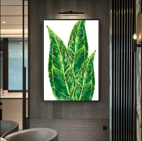 Botanical Tropical Plant #2 Canvas Wall Art